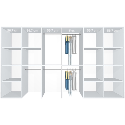 Inventar fra bredde 340 cm til 360 cm - Kitchn - Model B